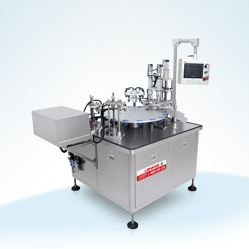 Rotary perfume filling&capping machine Guangzhou Lianmeng Machinery